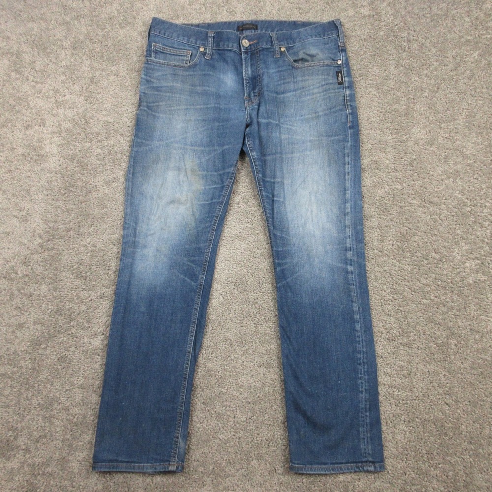 Silver Jeans Mens 36x29 (Tag 36x32) Blue Konrad Slim Straight Flex Denim Pants